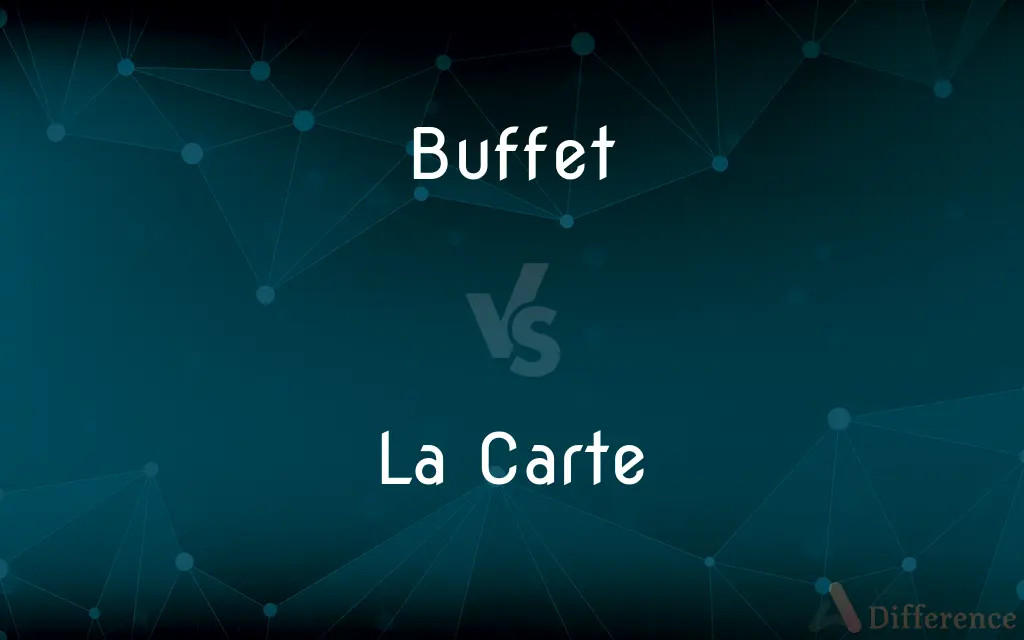Buffet vs. La Carte — What's the Difference?