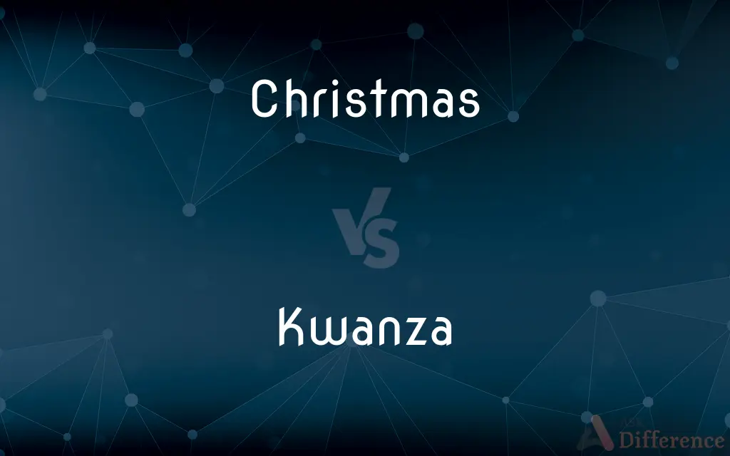 Christmas vs. Kwanza — What's the Difference?