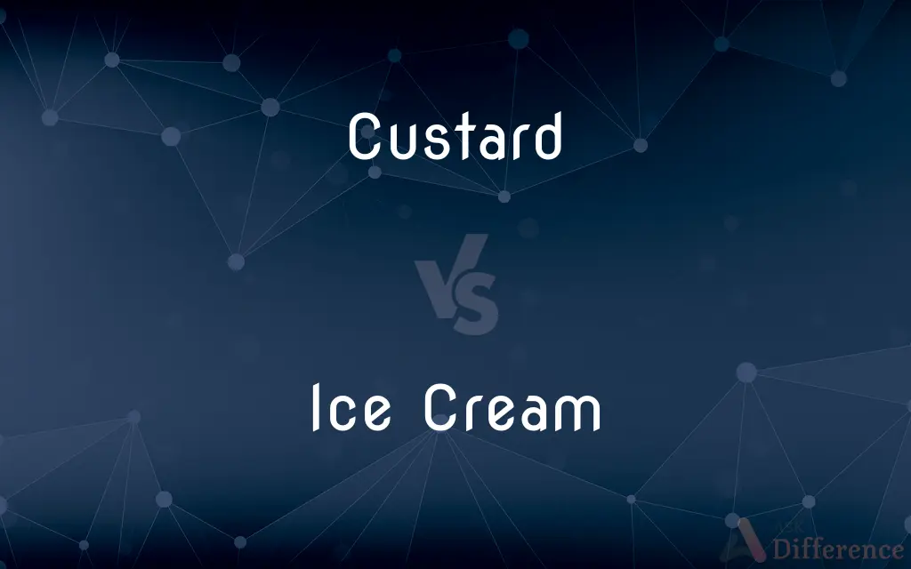 Custard vs. Ice Cream — What's the Difference?