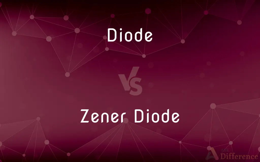 Diode vs. Zener Diode — What's the Difference?