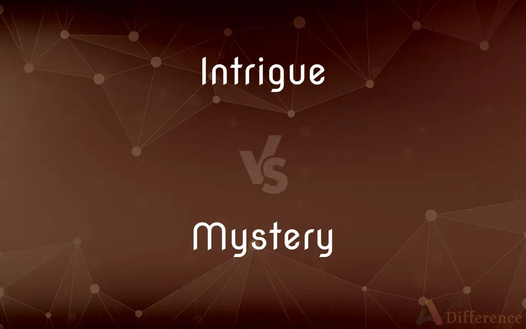 Intrigue vs. Mystery — What's the Difference?