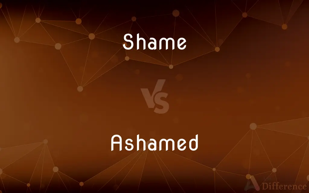Shame vs. Ashamed — What's the Difference?