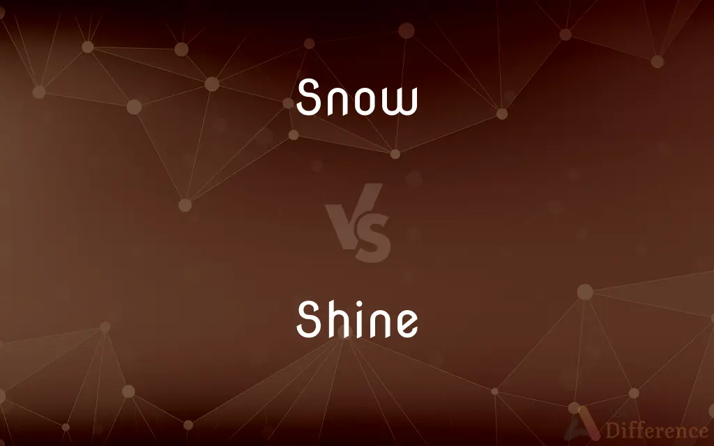 Snow vs. Shine — What's the Difference?