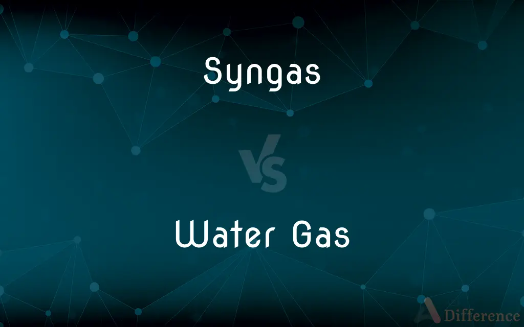 Syngas vs. Water Gas — What's the Difference?
