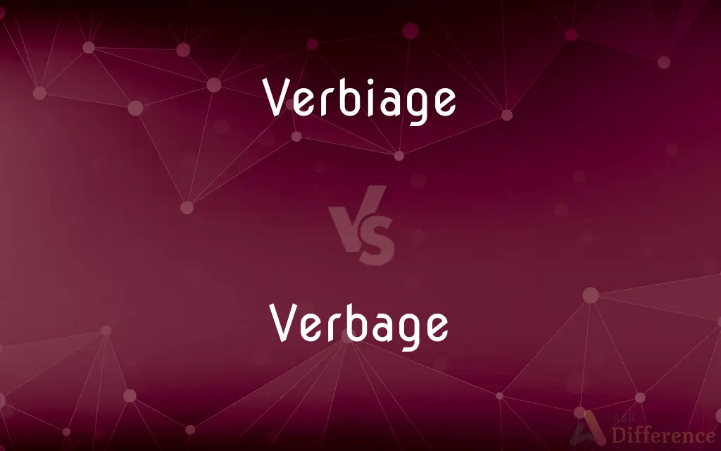 Verbiage vs. Verbage — Which is Correct Spelling?