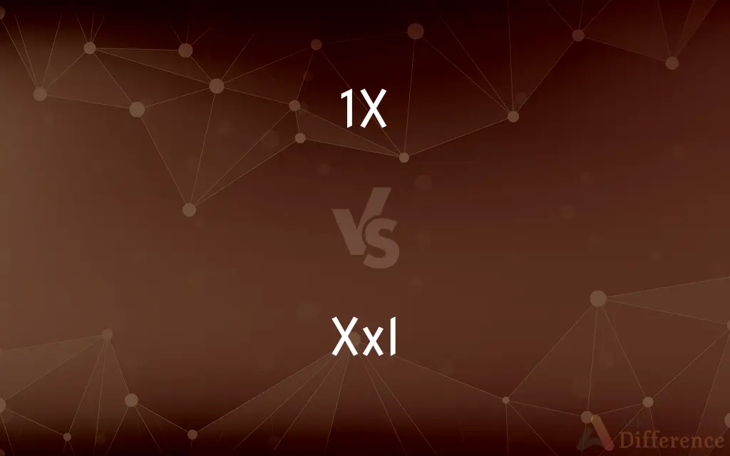 1X vs. XXL — What's the Difference?