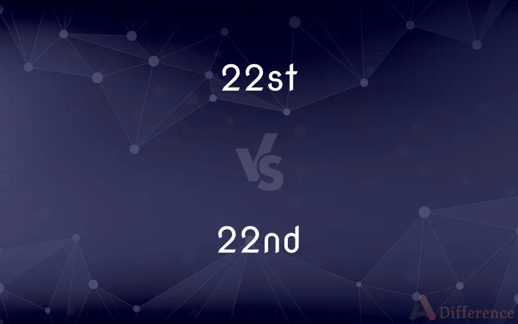 22st vs. 22nd — Which is Correct Spelling?
