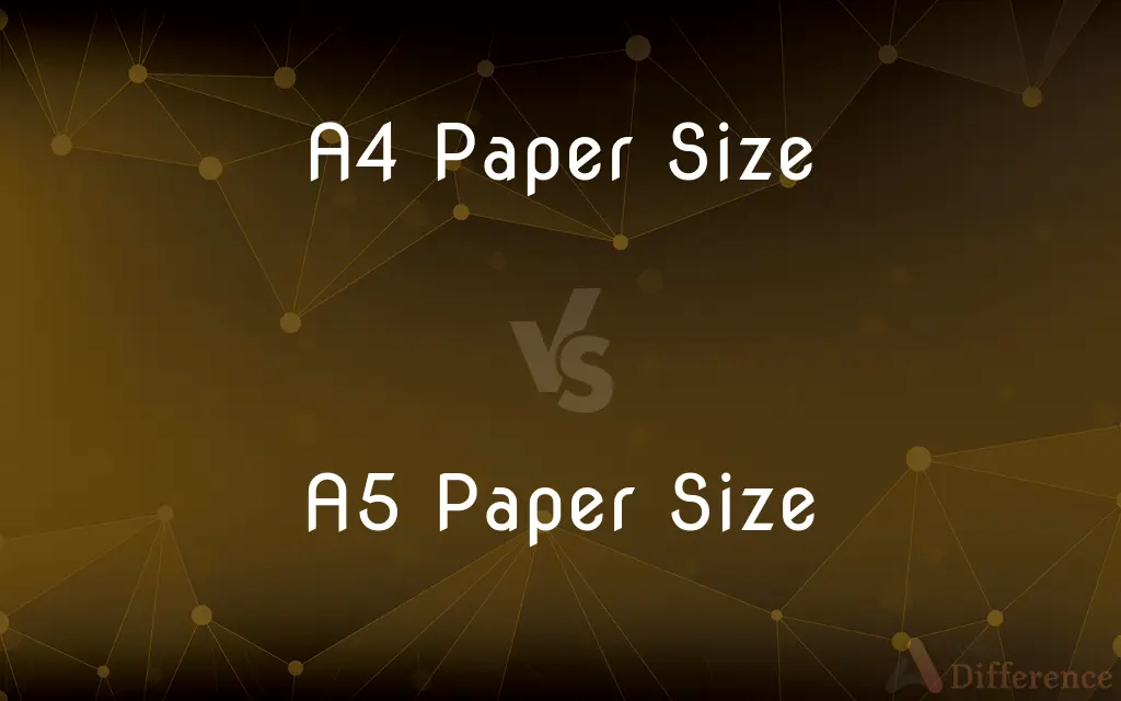 A4 Paper Size vs. A5 Paper Size — What's the Difference?