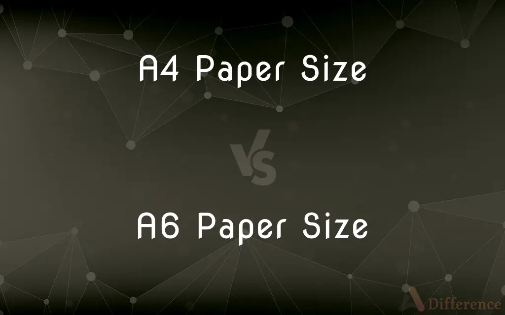 A4 Paper Size vs. A6 Paper Size — What's the Difference?