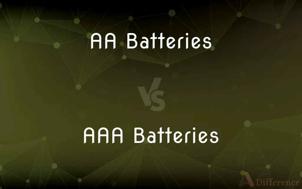 AA Batteries vs. AAA Batteries — What's the Difference?