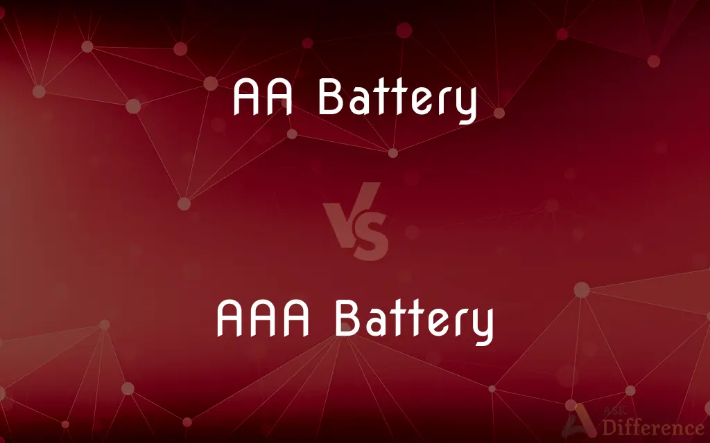 AA Battery vs. AAA Battery — What's the Difference?