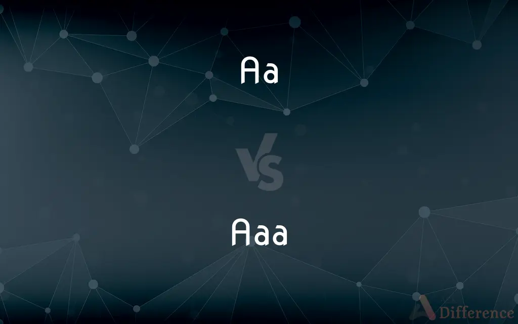 AA vs. AAA — What's the Difference?