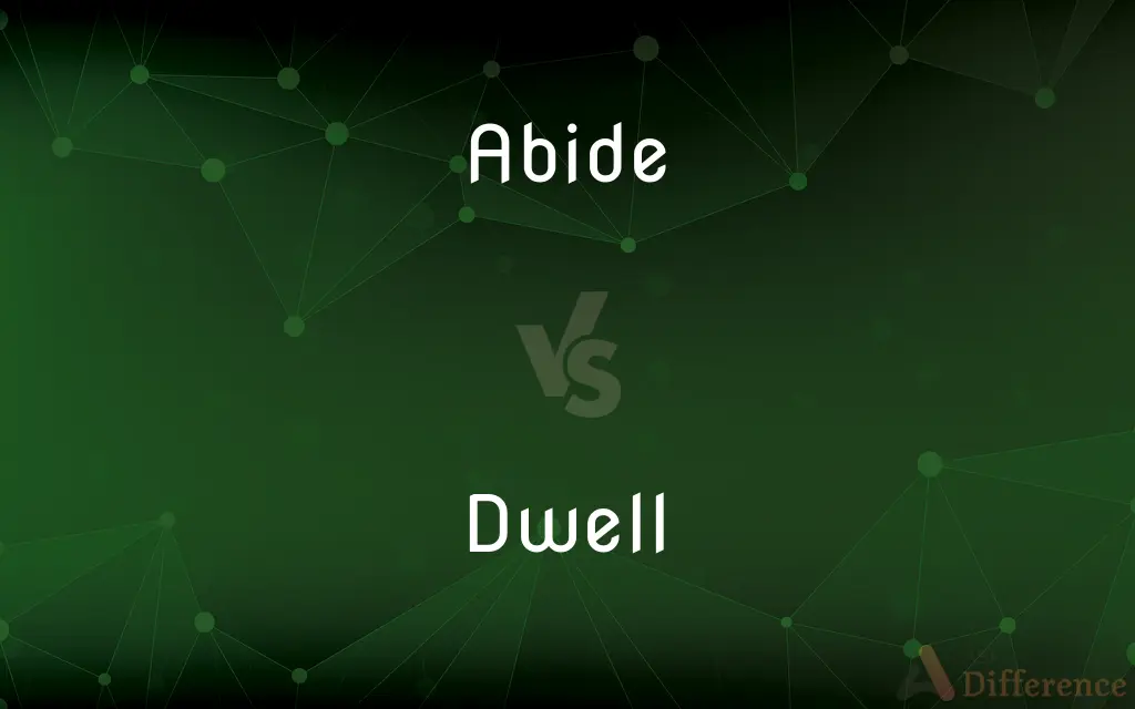 Abide vs. Dwell — What's the Difference?