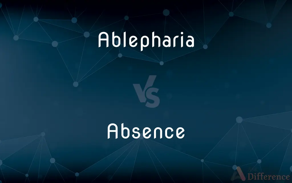 Ablepharia vs. Absence — What's the Difference?