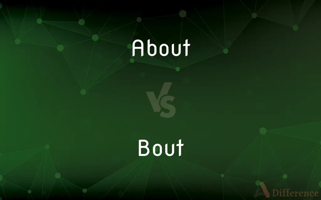 About vs. Bout — What's the Difference?