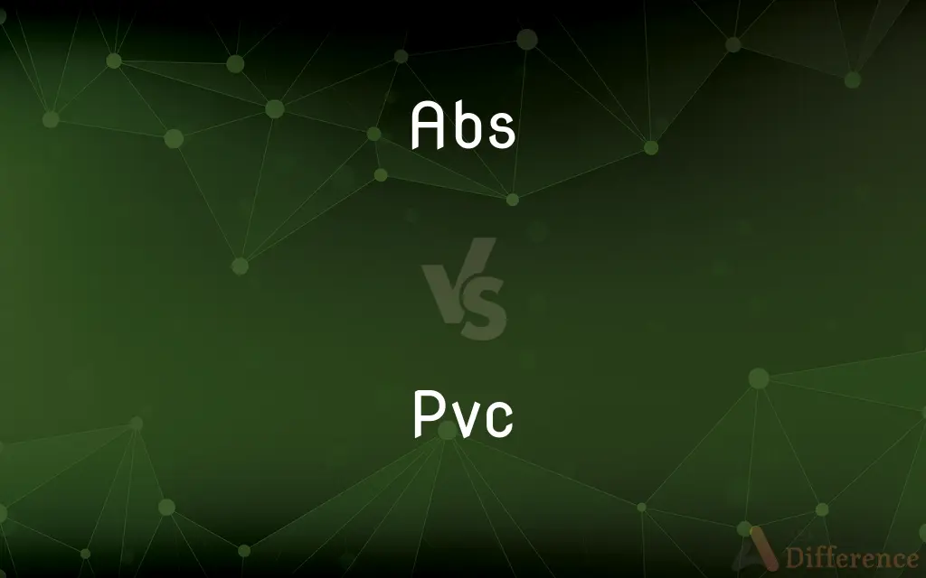 ABS vs. PVC — What's the Difference?