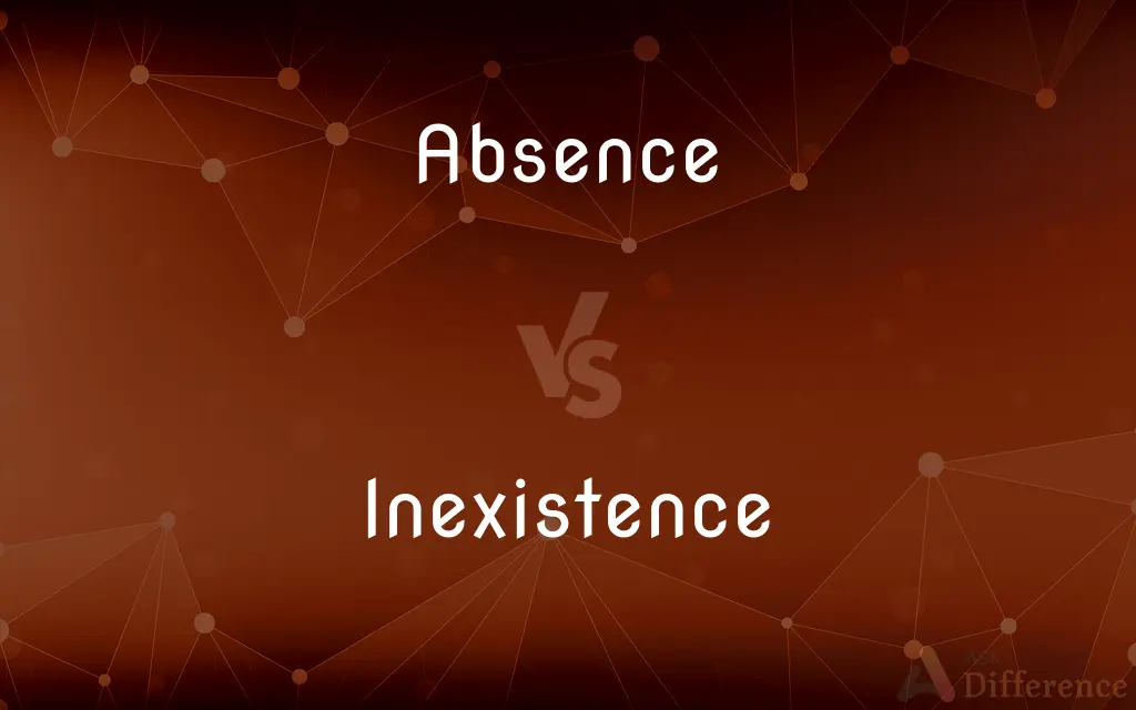 Absence vs. Inexistence — What's the Difference?