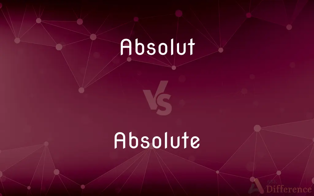 Absolut vs. Absolute — Which is Correct Spelling?