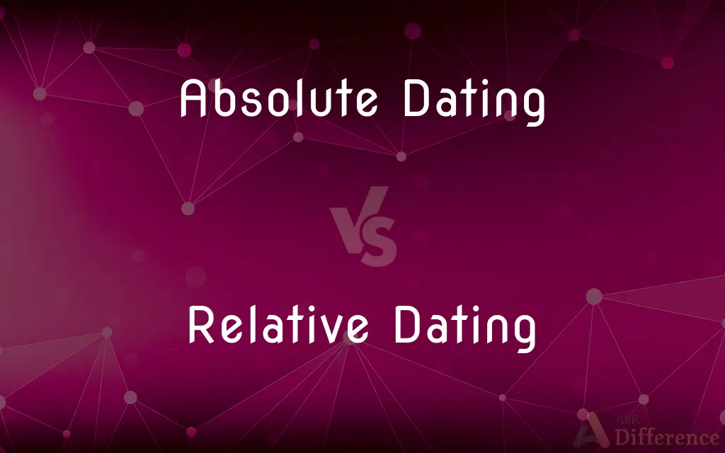 Absolute Dating vs. Relative Dating — What's the Difference?