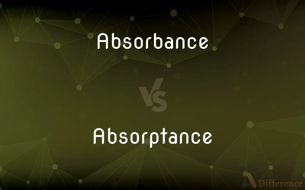 Absorbance vs. Absorptance — What's the Difference?