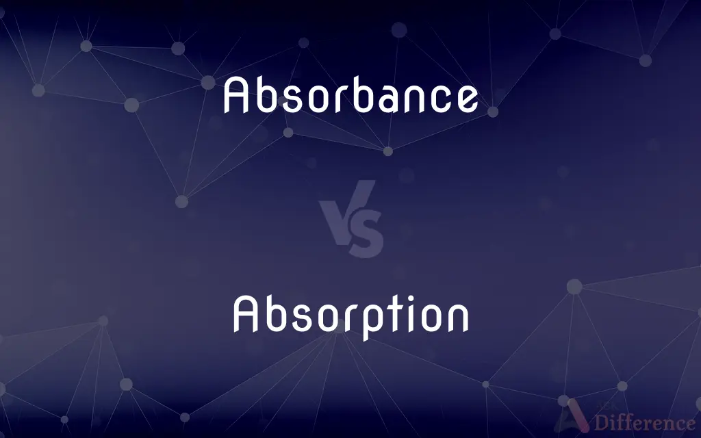 Absorbance vs. Absorption — What's the Difference?