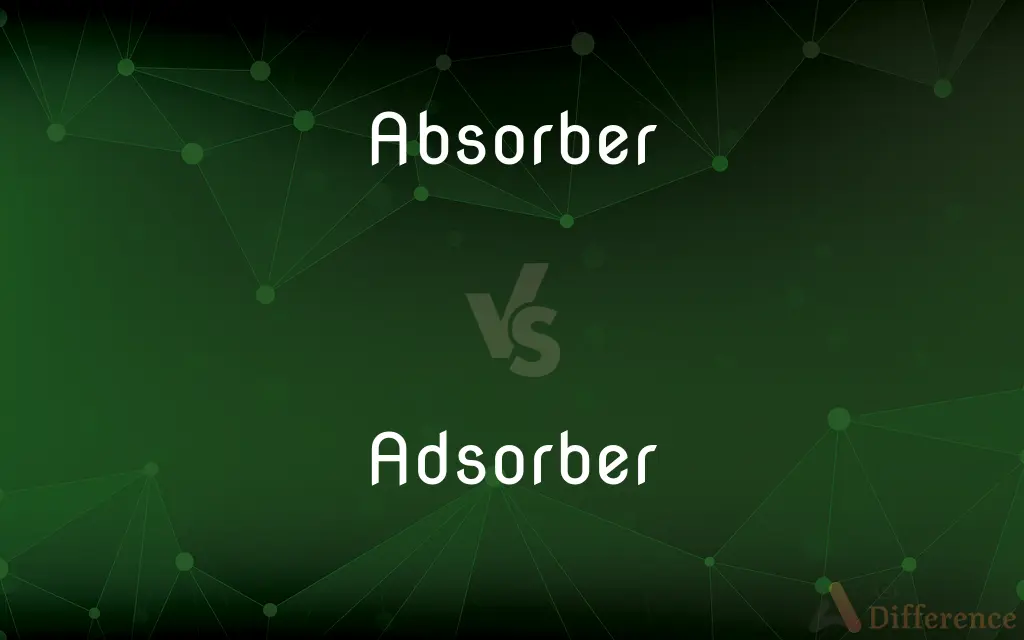 Absorber vs. Adsorber — What's the Difference?