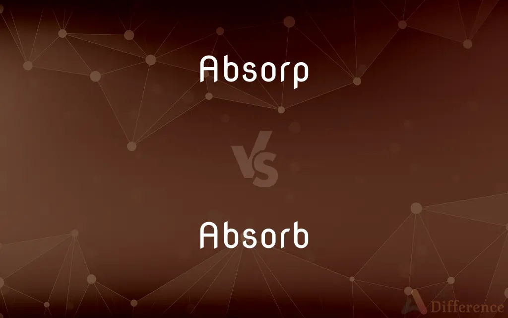 Absorp vs. Absorb
