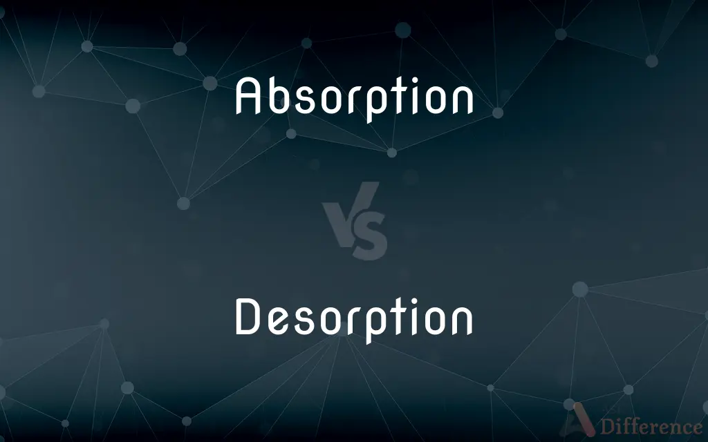 Absorption vs. Desorption — What's the Difference?