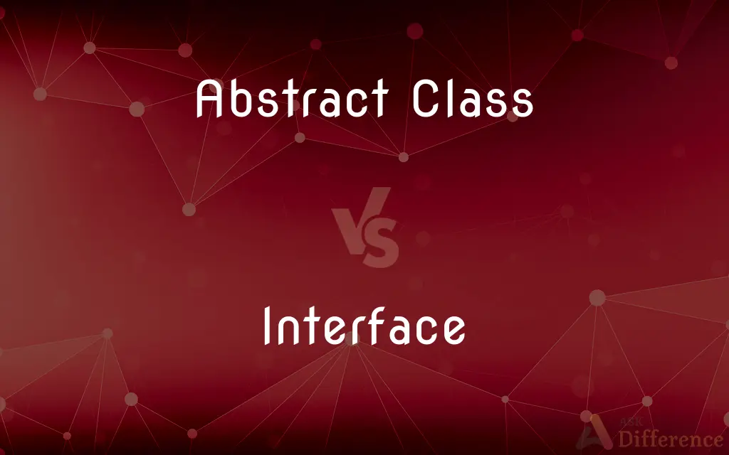 Abstract Class vs. Interface — What's the Difference?