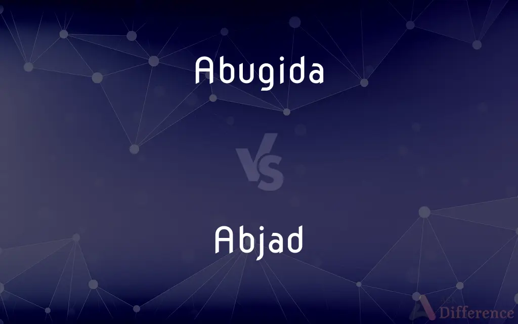 Abugida vs. Abjad — What's the Difference?