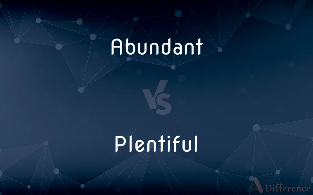 Abundant vs. Plentiful — What's the Difference?