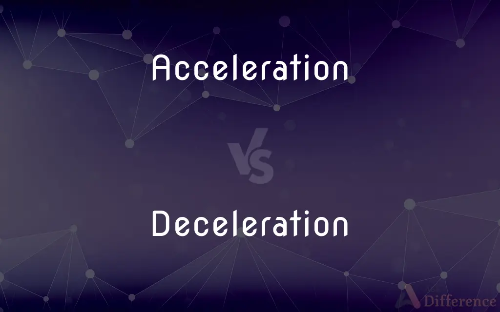 Acceleration vs. Deceleration — What's the Difference?