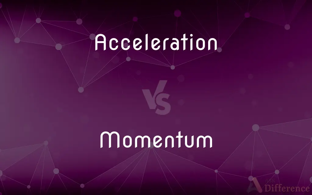 Acceleration vs. Momentum — What's the Difference?