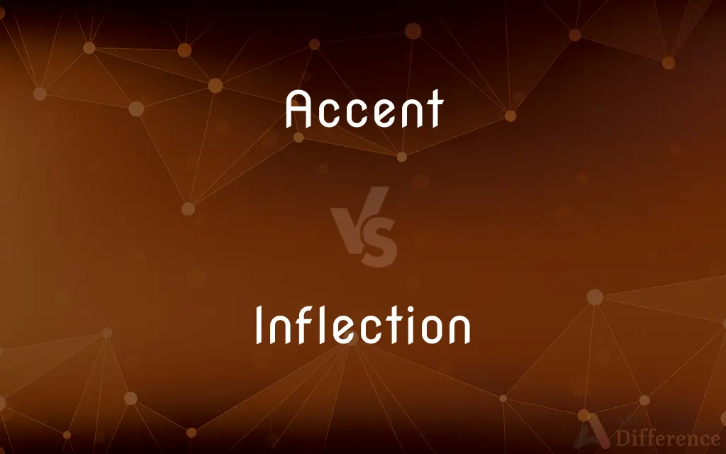 Accent vs. Inflection — What's the Difference?