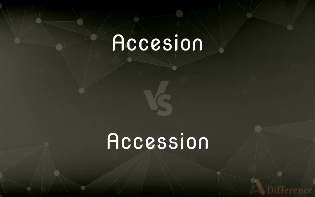 Accesion vs. Accession — Which is Correct Spelling?