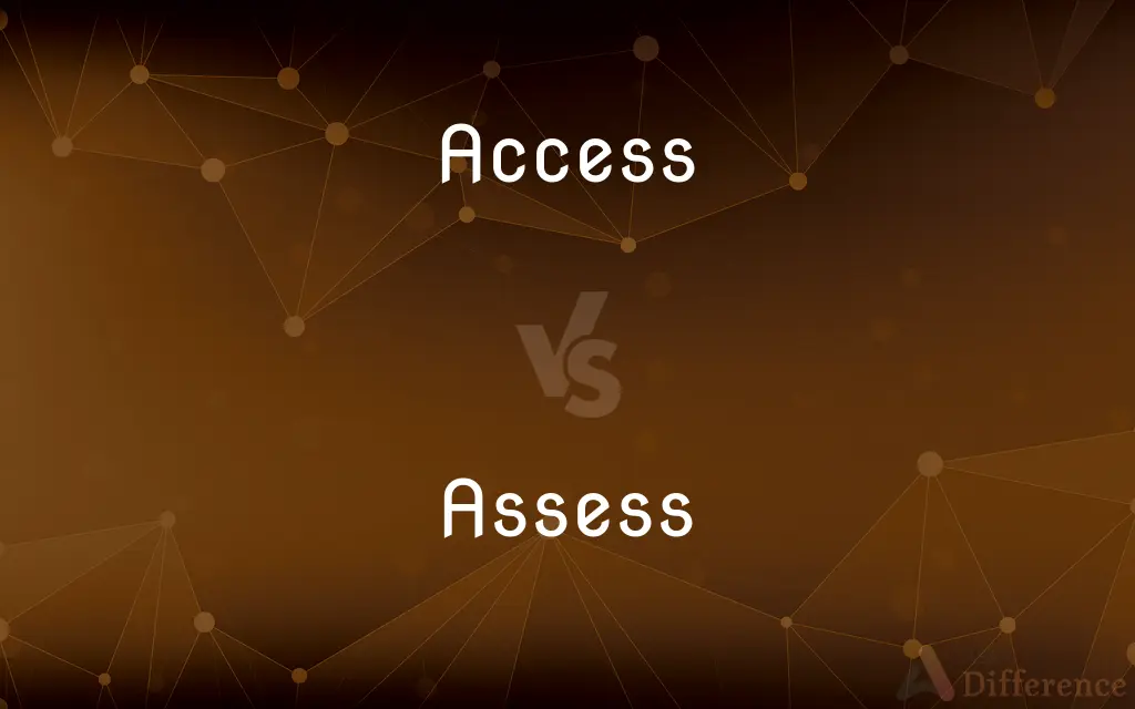 Access vs. Assess — What's the Difference?