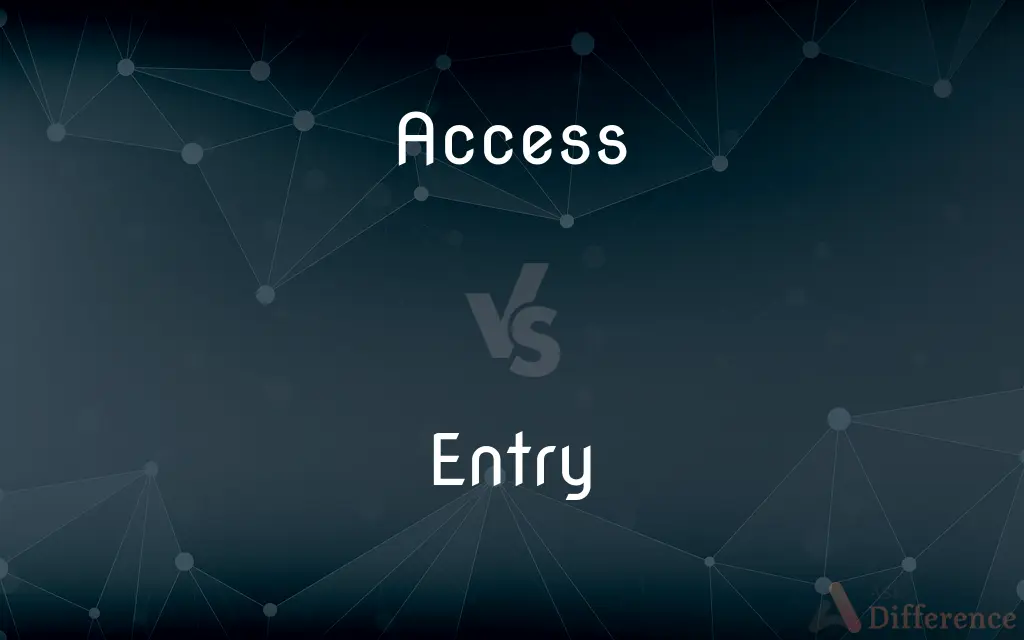 Access vs. Entry — What's the Difference?