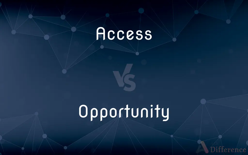 Access vs. Opportunity — What's the Difference?