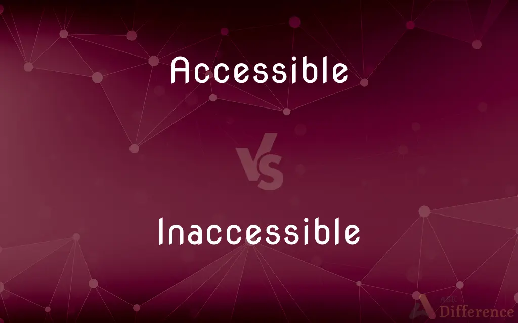 Accessible vs. Inaccessible — What's the Difference?