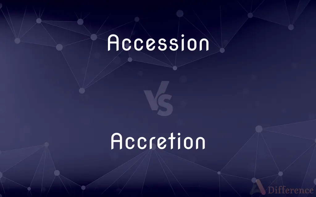 Accession vs. Accretion — What's the Difference?
