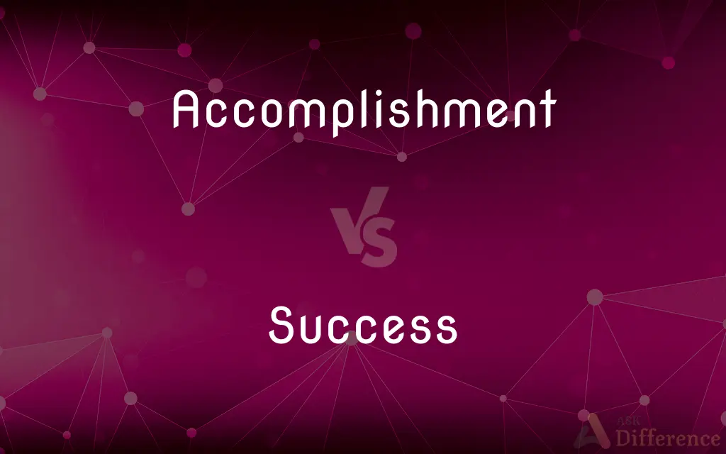 Accomplishment vs. Success — What's the Difference?