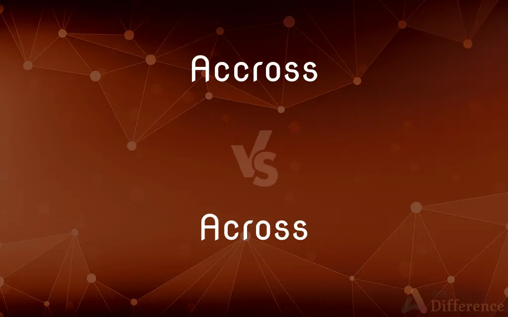 Accross vs. Across — Which is Correct Spelling?
