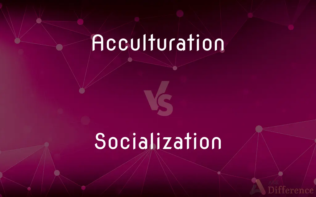 Acculturation vs. Socialization — What's the Difference?