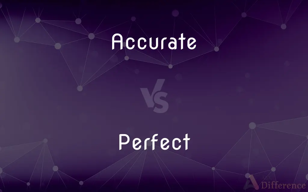 Accurate vs. Perfect — What's the Difference?