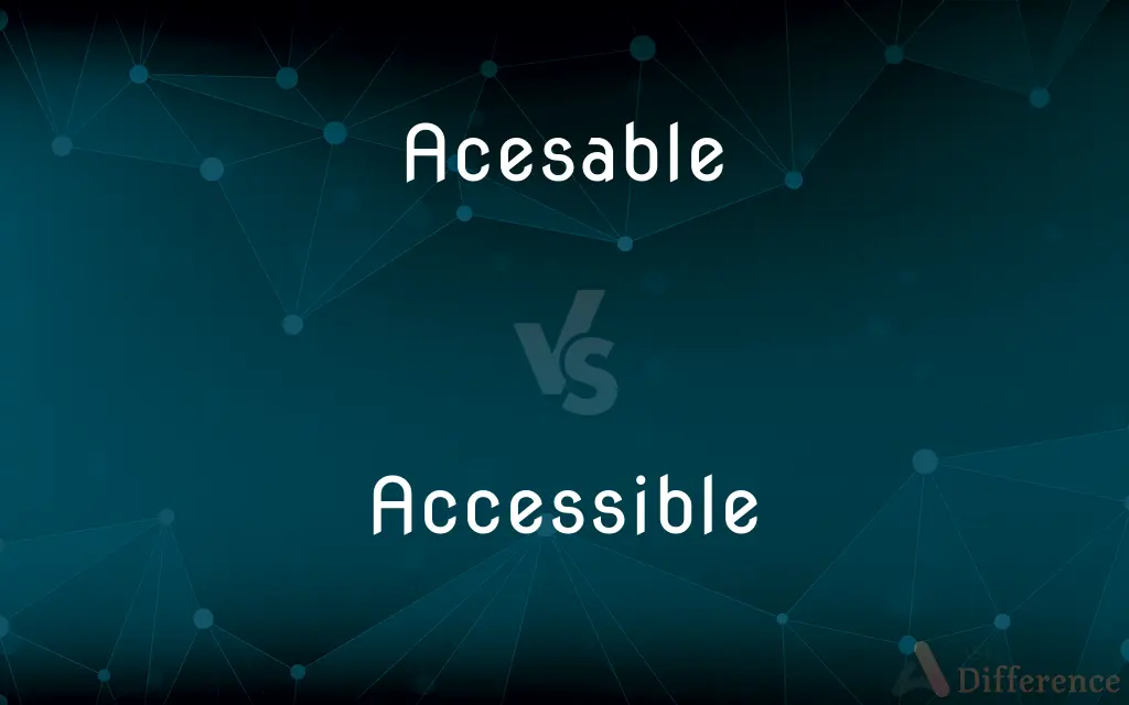 Acesable vs. Accessible — Which is Correct Spelling?