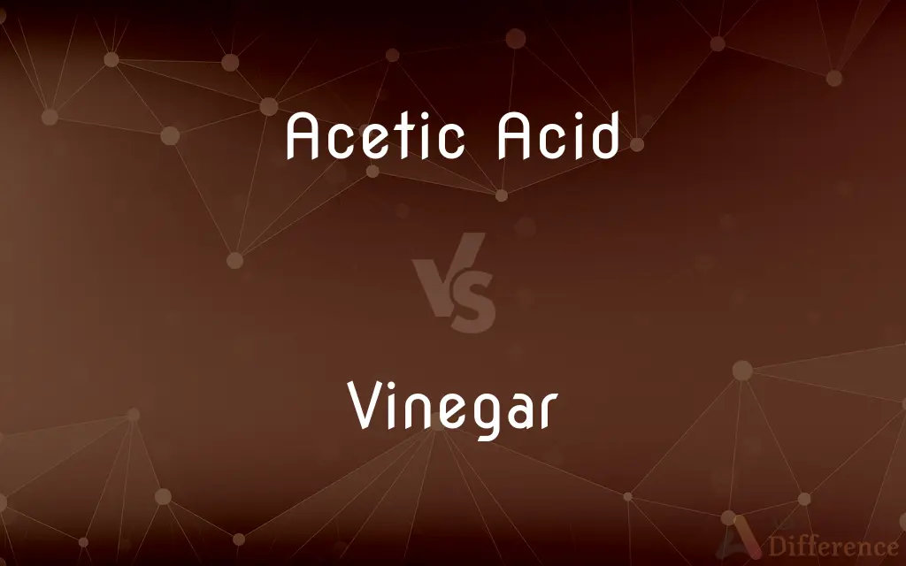 Acetic Acid vs. Vinegar — What's the Difference?