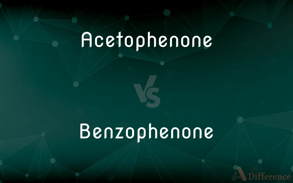 Acetophenone vs. Benzophenone — What's the Difference?