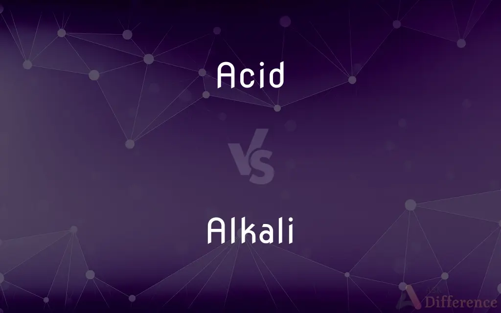Acid vs. Alkali — What's the Difference?