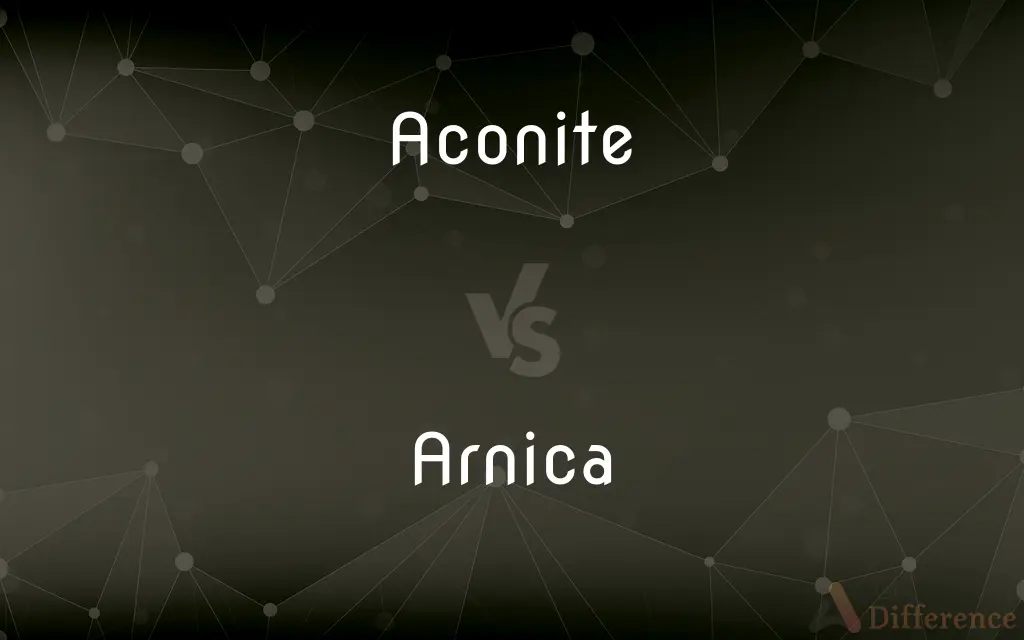 Aconite vs. Arnica — What's the Difference?