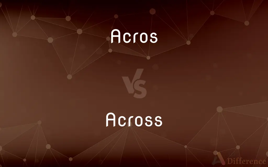 Acros vs. Across — Which is Correct Spelling?